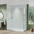thumbnail image 3 of Ove Decors Tampa-Pro 55-1/8 in. W x 72 in. H Rectangular Corner Shower Enclosure with Pivot Frameless Shower Door in Chrome, 3 of 17