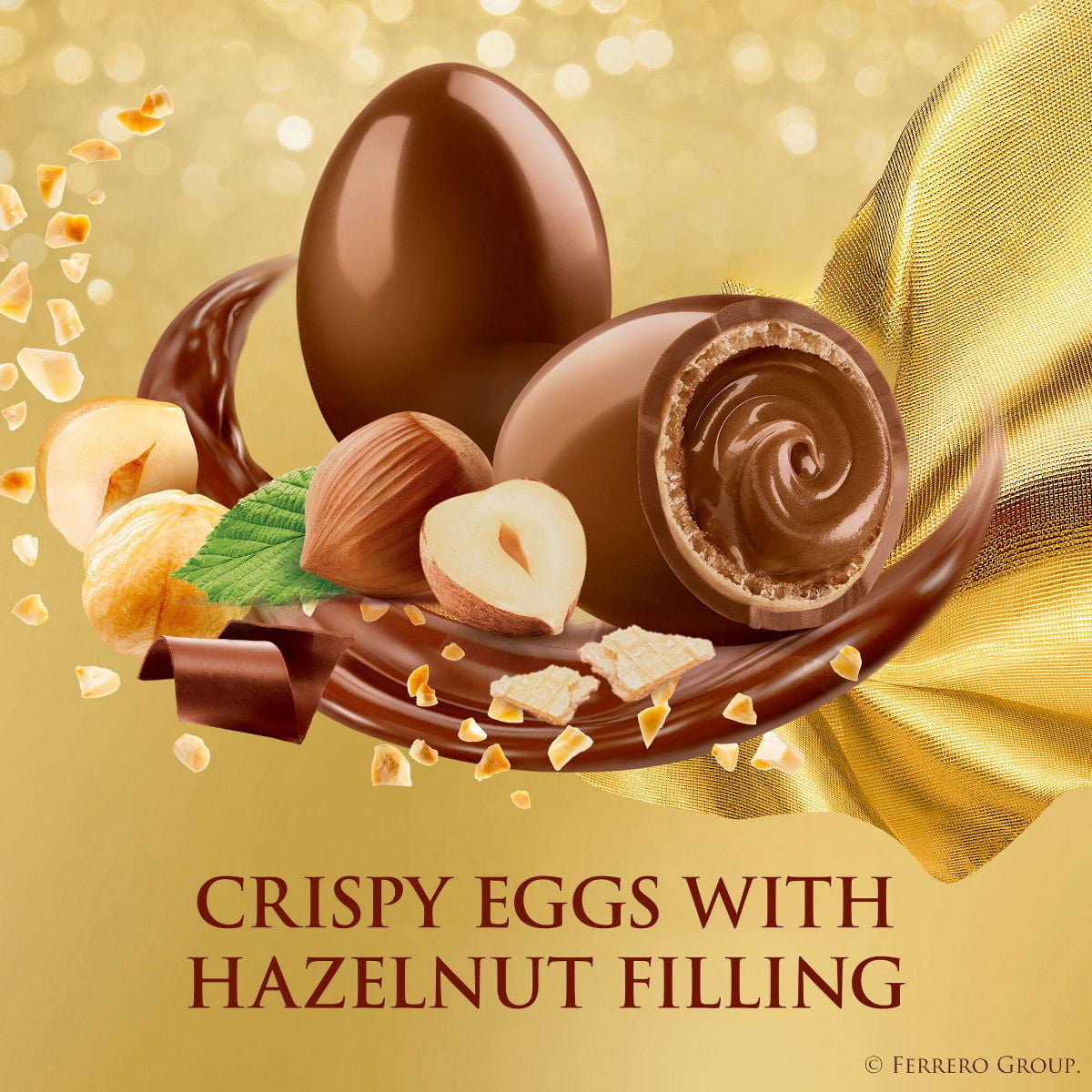Ferrero Rocher Easter Hazelnut Eggs - 3.5oz/10ct - Pack of 2