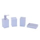thumbnail image 2 of pstuiky Juego de accesorios de baño de 4 piezas con dispensador de jabón cepillo de dientes vaso y jabonera bandeja de baño juego de ducha caja juego de botellas de baño, 2 of 7