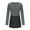 Gray-C, variant on Penkiiy Women's Maternity Solid Twist Front Peplum Top Long Sleeve V Neck Knitted Tee Shirt L Wine