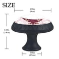 thumbnail image 4 of 4 Pcs Arabian Style Arabesque Knobs for Kitchen Cabinet Cupboard Dresser Bookcase Drawer Pulls Handles Round Home Decor, 4 of 7
