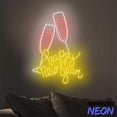 thumbnail image 5 of Handmadetneonsign Happy New Year Neon Sign, Champagne Glasses Led Sign, Holiday Season Wall Art, Home Wall Decor 79924, 5 of 5