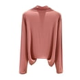 thumbnail image 1 of Yuyuzo Women's Long Sleeve Shirts Turtleneck Basic Solid Color Slim Fitted Base Layer Undershirts, 1 of 3