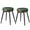 Forest Green, variant on EKHO Collection - Dining Chairs Stools Set of 2, Upholstered Kitchen Stools, Vanity Stools, Synthetic Leather with Stitching, Forest Green