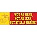 thumbnail image 3 of Mitchell Proffitt Not As Mean, Not As Lean, Still A Marine 9"x3" Bumper Sticker, 3 of 3