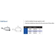 M&G DuraVent 5 B-Vent Wall Band - 5BVWS