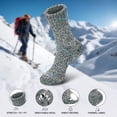 thumbnail image 5 of KOITHOT 2 Pairs Wool Socks Mens, Thick Warm Winter Socks, Soft Hiking Casual Work Socks for Men, 5 of 6