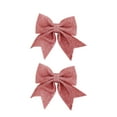 thumbnail image 1 of Lipstore 2 Pieces Christmas Tree Bow Xmas Tree Decor for Backyard Indoor Outdoor Tree Pink, 1 of 8