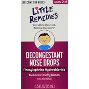 4 Pack - Little Noses Decongestant Nose Drops 0.5oz Each
