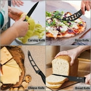 Home Collection Deals Lux Decor Collection Kitchen Knife Set 7 Pieces Stainless Steel — $13.99 (48% off)