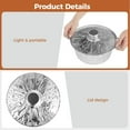 thumbnail image 3 of 12PCS Disposable Aluminum Foil Pots with Lid, Round Foil Pans, Disposable Cookware Food Containers, Portable Foil Pots for Vacation Trips Camping Baking Heating Cooking, 3 of 5