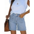 thumbnail image 4 of EMMIOL Women's High Waisted Denim Jean Shorts - Trendy Casual Jorts, 4 of 6