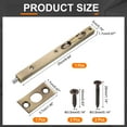 thumbnail image 2 of Flush Bolt, 10" Stainless Steel Security Door Guard Latch, Bronze, 2 of 6
