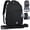 Black(M, 14in), variant on RAINSMORE Professional Camera Backpack Raincap for DSLR SLR Mirrorless Cameras, Waterproof Camera Case with 15.6 Inch Laptop Compartment & Tripod Holder, Black