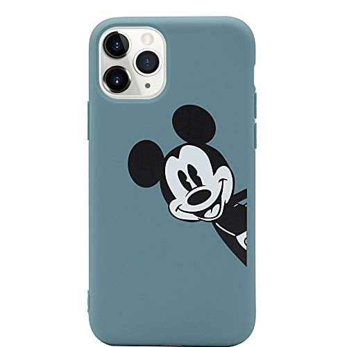 Mc Fashion Iphone 11 Pro Max Case Cute Printed Cartoon Mickey Mouse Case Slim Fit Full Body Protective Soft Tpu Case For Apple Iphone 11 Pro Max 6 5 Inch 19 Jasper Green
