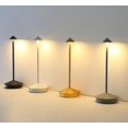 thumbnail image 1 of ZHAOCHENG Lámpara de mesa LED recargable táctil creativa para comedor, hotel, bar, café, Pina Pro, lámpara de mesa decorativa, 50 % de descuento., 1 of 5