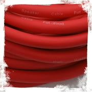 1/4 to 1/4 Male Jack Speaker Cables (2 Pack) by Fat Toad 25ft Professional Pro Audio Red DJ Speakers PA Patch Cords Quarter Inch 12 AWG Gauge Wire for Amp, Music Studio Recording & Stage Gear