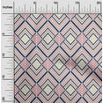 thumbnail image 1 of oneOone Cotton Silk Fabric Diamond Geometric Print Fabric By Yard 42 Inches Wide, 1 of 4