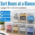 thumbnail image 5 of Number Stickers, 0-10 Number Stickers, Waterproof Self-Adhesive Digits for DIY Crafts, Planner, Scrapbooking, Birthday Party, Holiday, Mailbox, Home, Office & Car, Red, 5 of 9