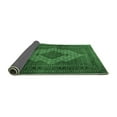 thumbnail image 2 of Ahgly Company Indoor Square Persian Emerald Green Traditional Area Rugs, 5' Square, 2 of 4