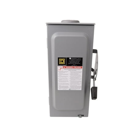Diversitech 750-60F-3PH 60A fusible, three-phase, disconnect switch, UL listed, Square D