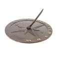 thumbnail image 1 of Cast Metal Roman Sundial - Aged Bronze, 1 of 3