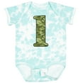 thumbnail image 3 of Inktastic Green Camo 1st Birthday Boys Baby Bodysuit, 3 of 5