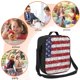 thumbnail image 5 of Disketp America Flag Glitter Bolsa Térmica Estampada para Almuerzo, Lonchera para Hombres y Mujeres Adultos, 5 of 7