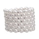 thumbnail image 2 of Pulsera elástica con perlas y diamantes de imitación perfecl para mujer 7 fila, 2 of 8