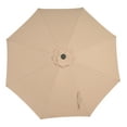 Mainstays 9' Outdoor Tilt Market Patio Umbrella Tan