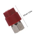 thumbnail image 2 of OUNONA 2Pcs Quick Coupler Adapter Set for Car Air Conditioner Hose Fitting with Colored Knobs, 2 of 5