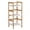 White, variant on Eccostyle 3-Tier Bamboo Frame Stackable Tower Shelf - Caramel