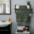 thumbnail image 2 of Superior 800 GSM Egyptian Cotton 2-Piece Bath Sheet Set, Soft Ultra Absorbent Towels, Forest Green, 2 of 6