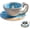 B, variant on Cute Seal Ceramic Mug, 3D Standing Figurine Cup With Ocean Beach Seashell Saucer, Novelty Coffee Tea Mug (1PC)
