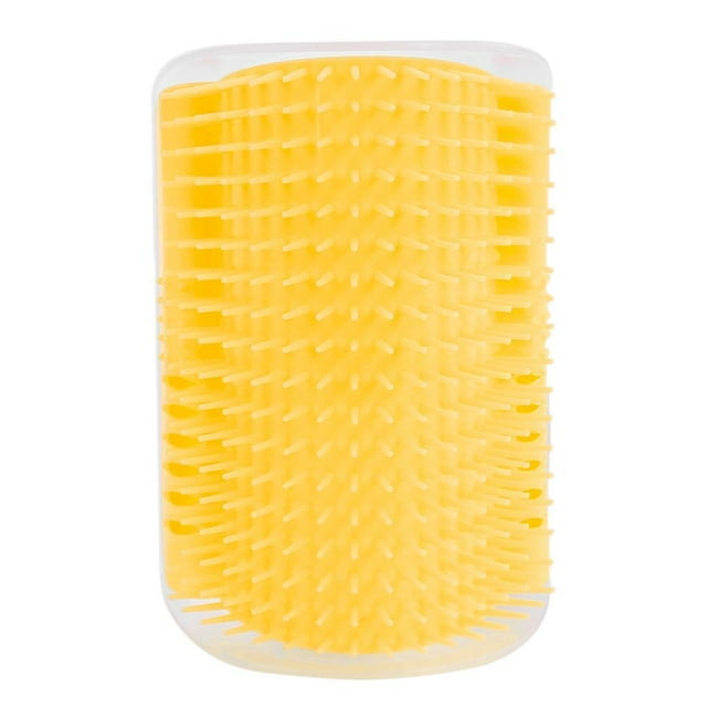 Kuymtek Cepillo para Gatos Rincón Masaje para Gatos Auto Peluquero Peine para Cosquillas Cepillo para Frotar Con Hierba Gatera