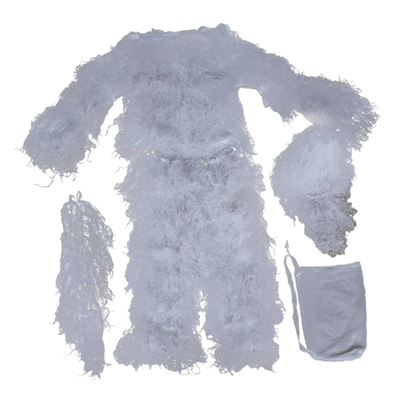 Ghillie Suit Hunting suits Jacket and Pants Gilly Suit Apparel Clothing for Turkey Hunting Bird Watching 130