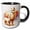 Black/White, variant on 3drose, Watercolor Illustration of Alpacas, 15oz Mug