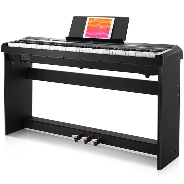 Piano digital Donner DEP-10 de 88 teclas semiponderado para principiantes
