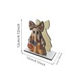thumbnail image 3 of Halloween Ghost Wooden Tissue Holder, Style A, Cute Festive Tabletop Dispenser and Restaurant Decor, 3 of 7