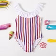 thumbnail image 5 of LUOGENLI Girls Swimsuit Size 12-18 Months Toddler Girls Long Sleeve Cartoon Printing Beach Bathing Suit Girls Swimwear Swimsuit Girls Swimsuits Size 14-16 Tankini Red 6-8Y, 5 of 8