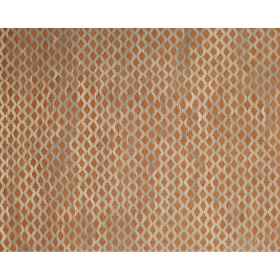 Ahgly Company Indoor Rectangle Contemporary Orange Abstract Area Rugs, 4' x 6'