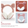 thumbnail image 5 of FOMIYES 1Pack Plush Headband Earmuff Girls Ear Warmer Headband For Ice Skating Pink 8.65X6.29X3.93in, 5 of 8