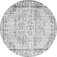 thumbnail image 1 of Ahgly Company Indoor Round Abstract Gray Contemporary Area Rugs, 6' Round, 1 of 1