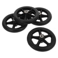 thumbnail image 1 of unbranded Front Wheel For Wheelchair Black ABS Indoor Use 4Pcs, 1 of 6
