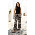 thumbnail image 4 of WIHOLL Two Piece Sets For Women Vacation Spring Summer Outfits Sleeveless Mock Neck Fashion Clothing Wide Leg Pants, 4 of 11