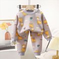 thumbnail image 2 of HFHAPW Girl Boys Pajamas 2Piece Toddler Kids Pjs Sets Toddler Clothes Fall Winter Sleepwears, 2 of 7