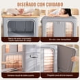 thumbnail image 3 of Bolsas Plegables De Almacenamiento para Ropa, Caja Almacenaje De Gran Capacidad, Organizador de Ropa con Ventana Transparente y Mango, Caja Organizadora para cobijas y Edredones, 3 of 4