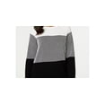 thumbnail image 2 of Karen Scott Petite Cotton Colorblocked Sweater Combo Black Size Petite XS, 2 of 6