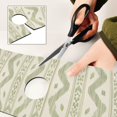 thumbnail image 6 of Yayeee Faucet Mat for Kitchen Sink 30" Diatomite Long Splash Guard Pad, Sage Green Stripe Pattern, 2 Pack, 6 of 7