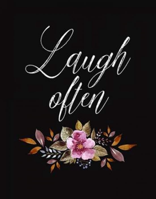 Laugh Often Canvas Art - Tara Moss(22X28)